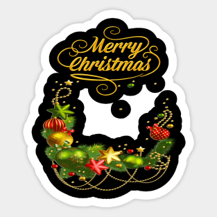 Merry Cristmas Sticker